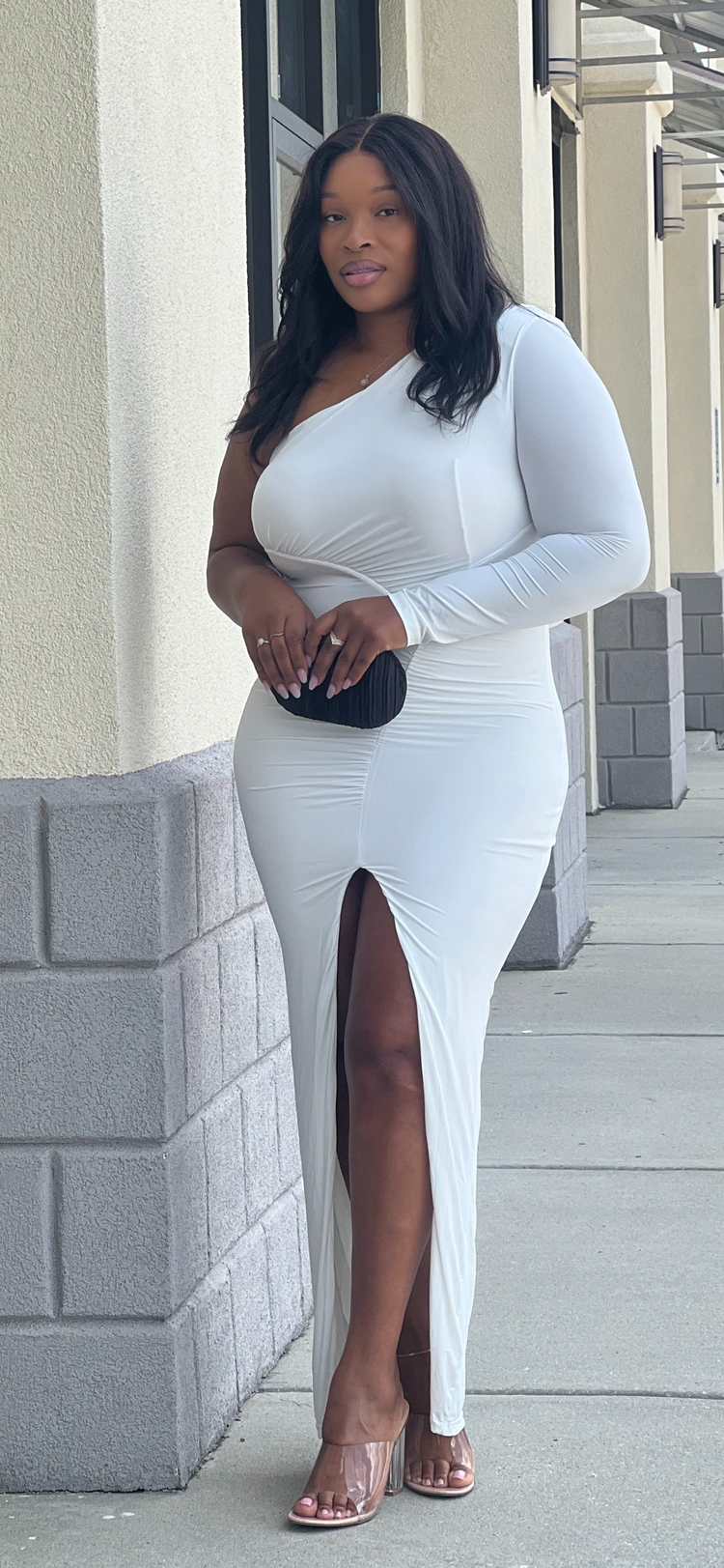 Ivory Going Out Maxi Dress