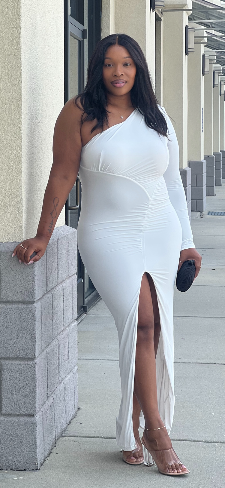 Ivory Going Out Maxi Dress