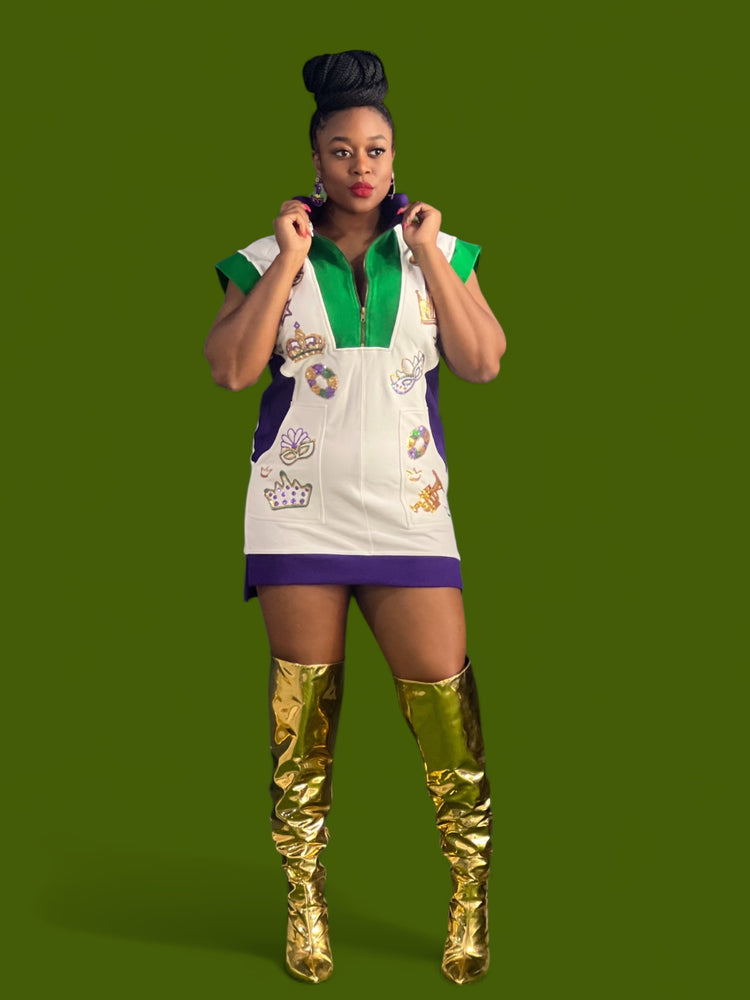 Mardi Gras Tennis Dress (Online only)
