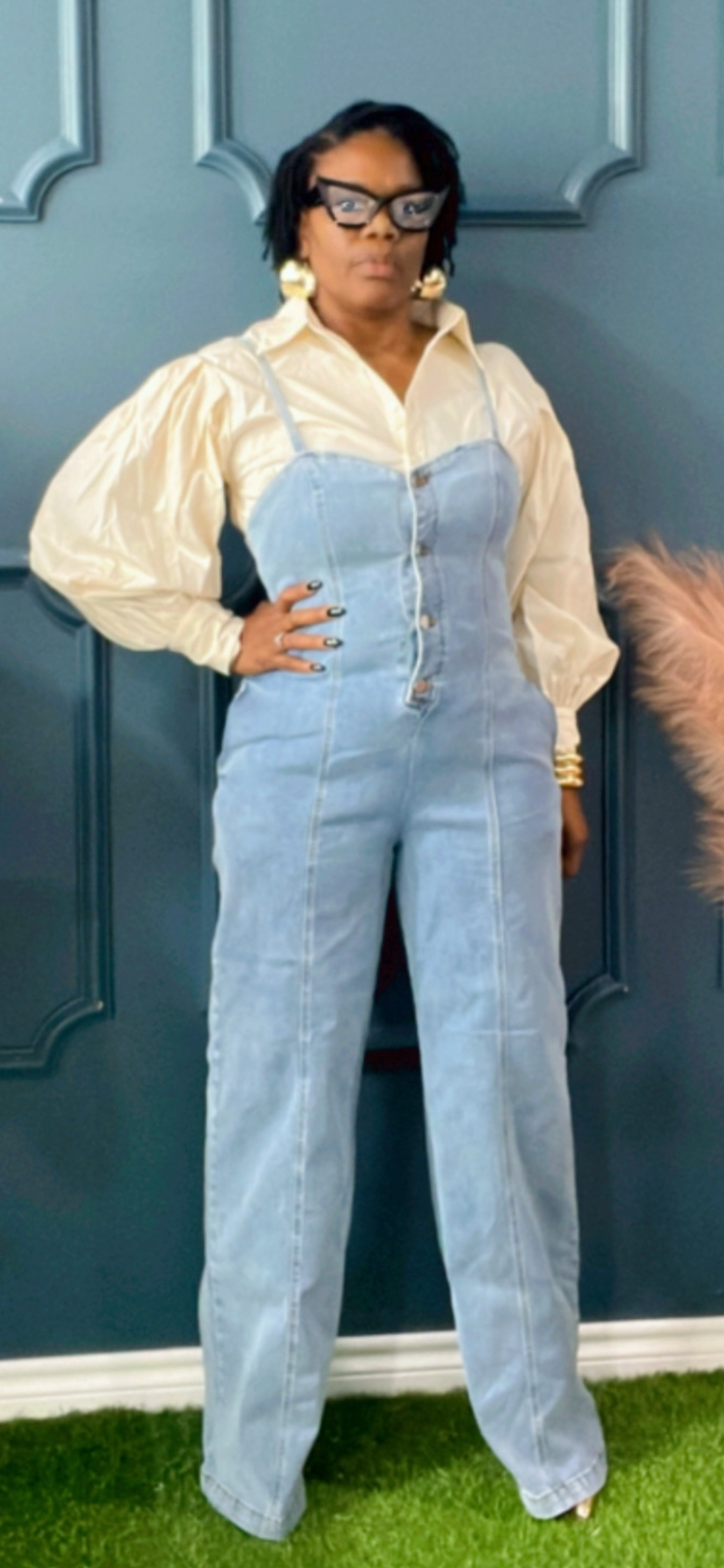 This Is It Denim Jumpsuit