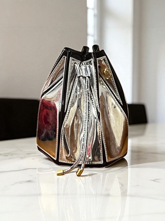Mirrored Handbag Silver