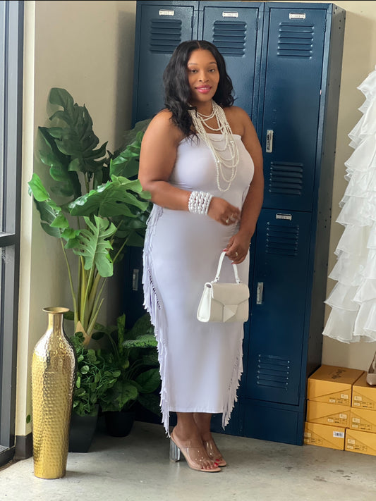 Shake Down Halter Dress