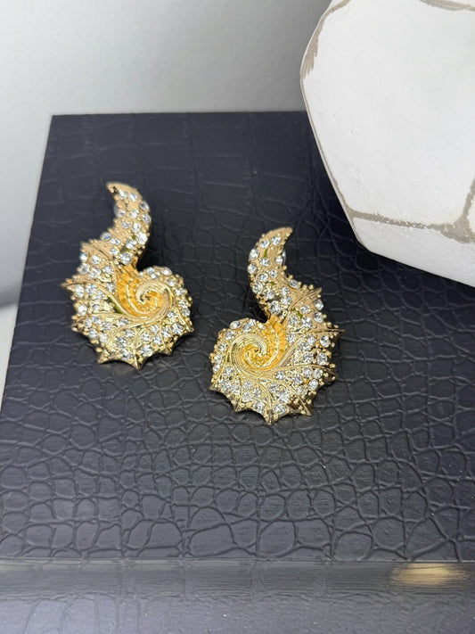 Majestic Spark Earrings Alc (Gold)