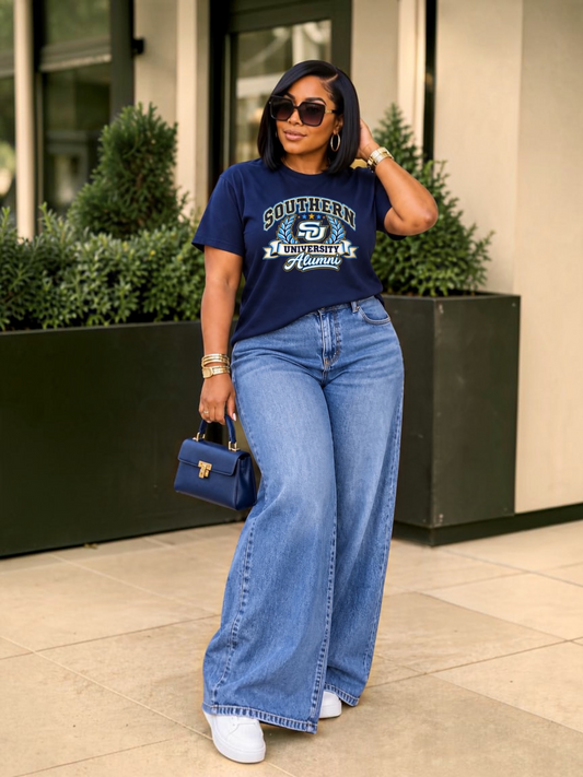 Navy Blue Southern Alumni Tee Shirt