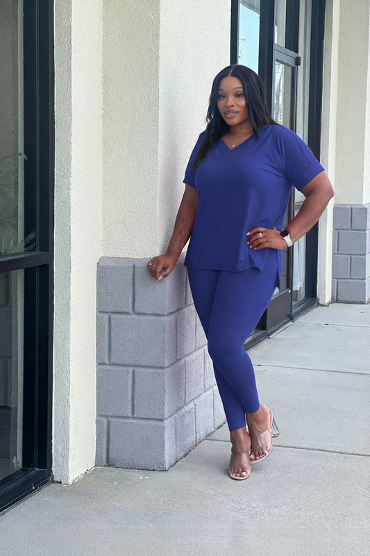 Jan Comfy Set Plus (Royal Blue)