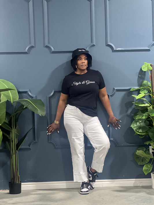 Black Style & Grace Bucket Hat