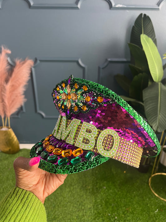 Mardi Gras Mambo Captain Hat