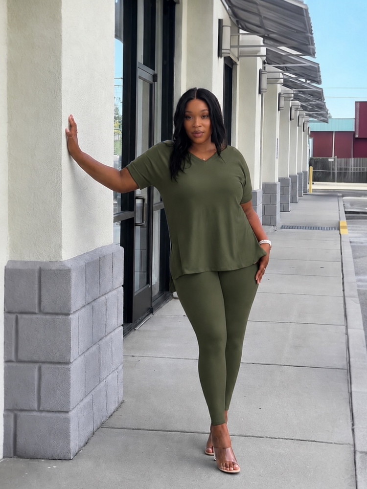 Jan Comfy Set (Army Green)
