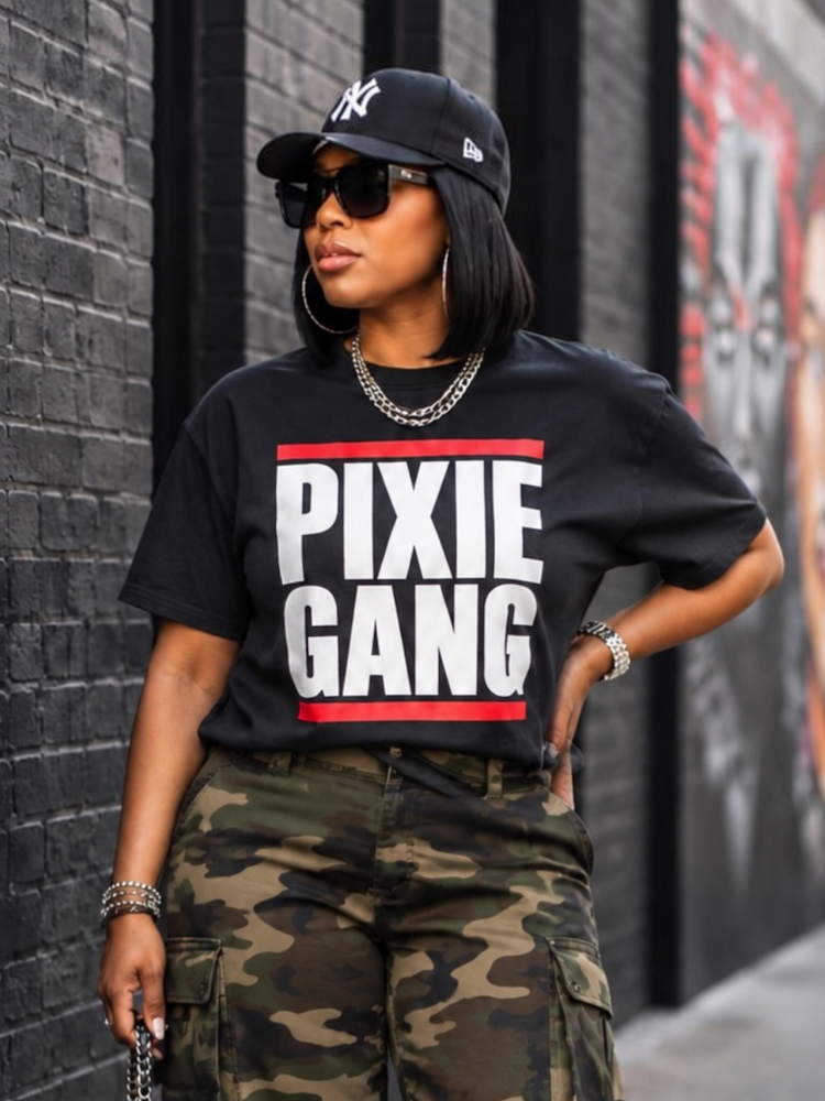 Pixie Gang Tee Shirt-Red