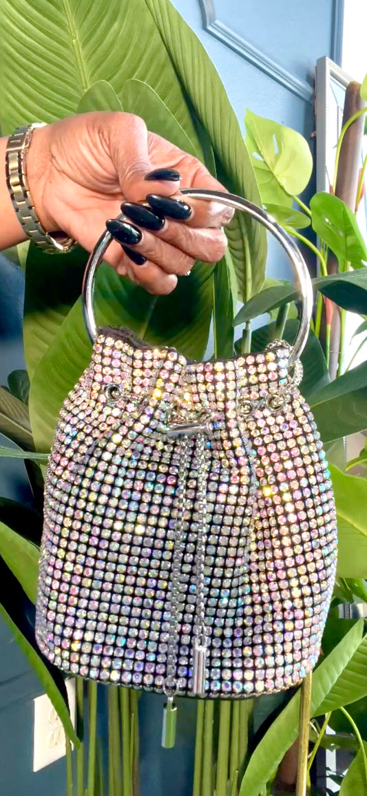 Simply Love Formal Rhinestone Handbag-Iridescent