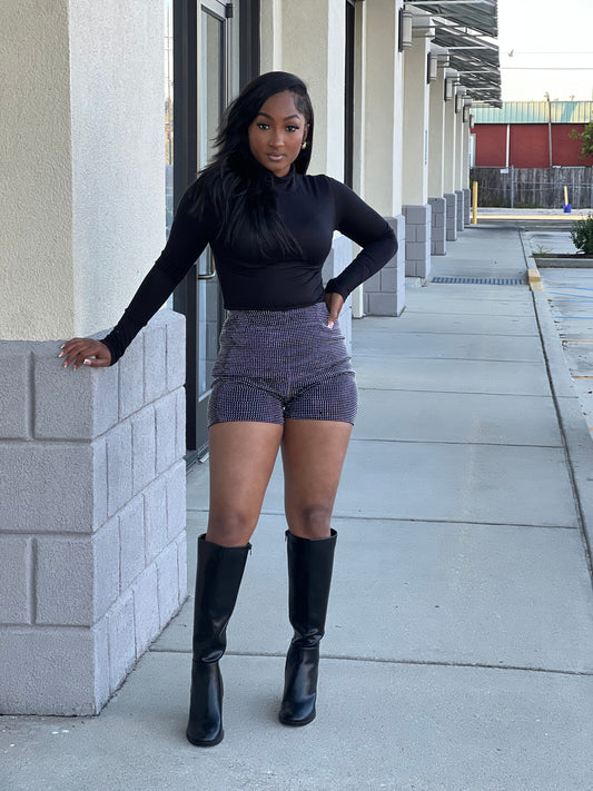 Elegant Stoned (studs) Shorts