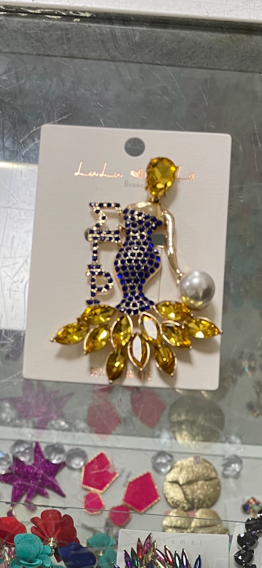 SGR Brooch-Lady