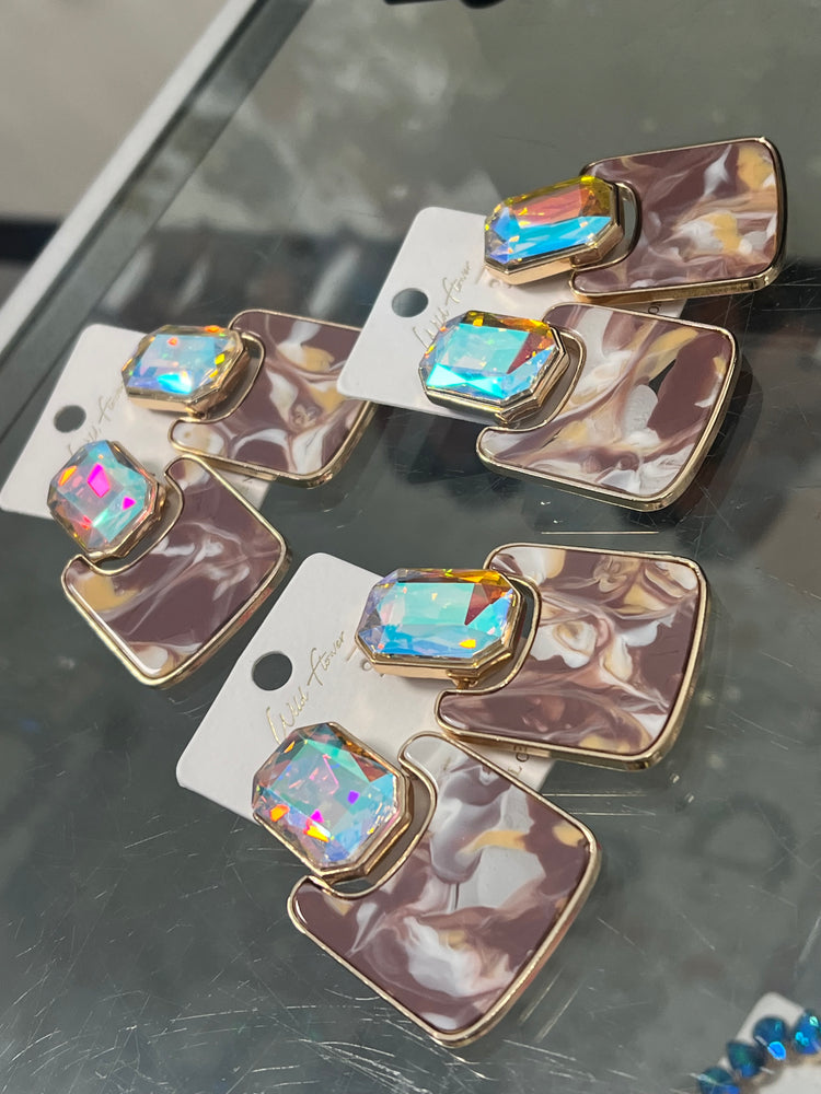 Vintage Nude Earrings Alc