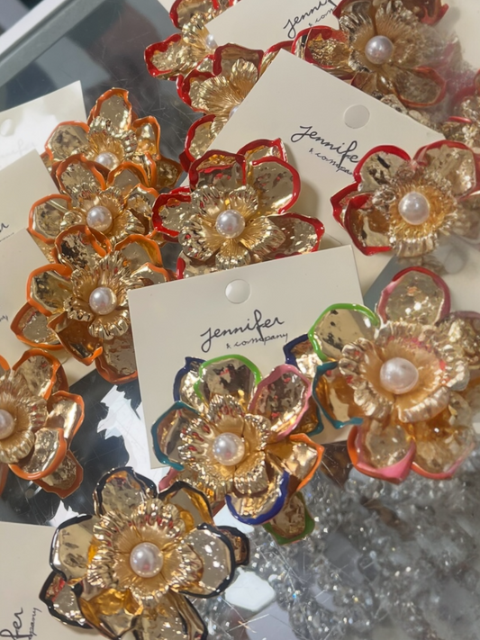 Flower Earrings (5 colors)