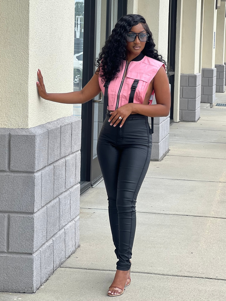 Pink Soldier Vest Top