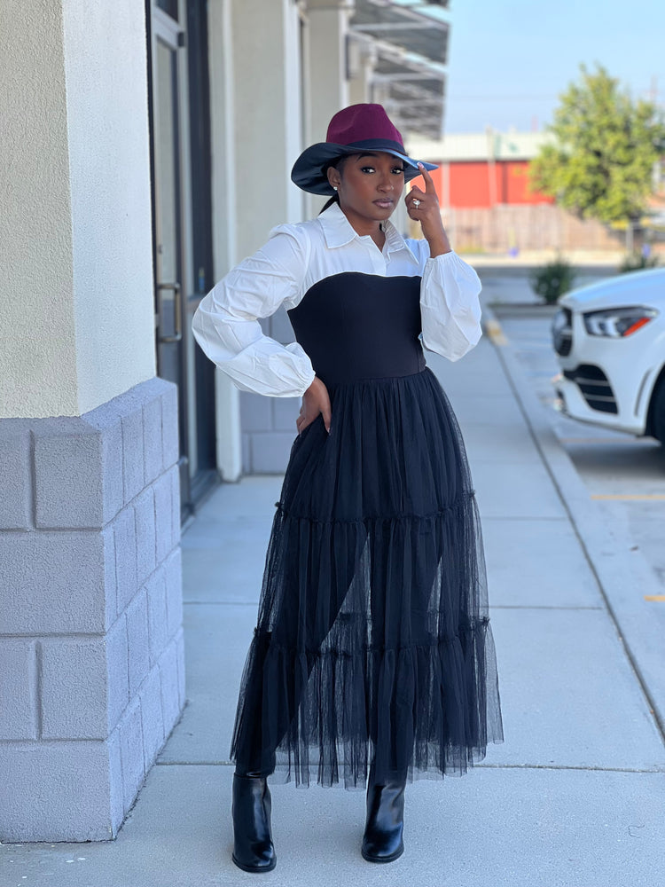 Get Connected Mesh Dress