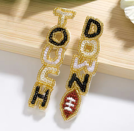 Custom Touch Down Earrings