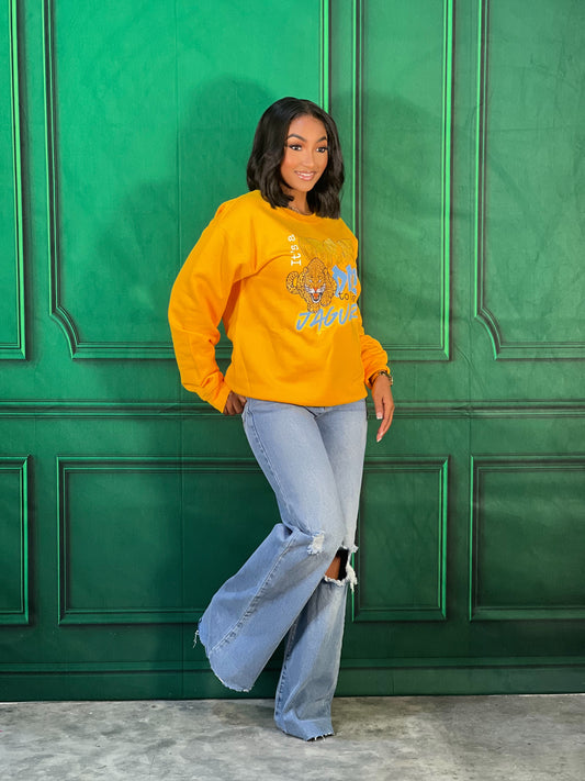 It’s A Great Day To Be a Jaguar Sweatshirt-Gold