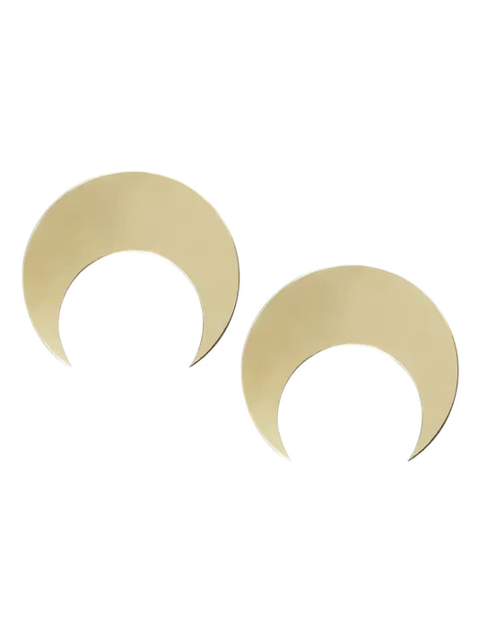 Mirrored Moon Earrings