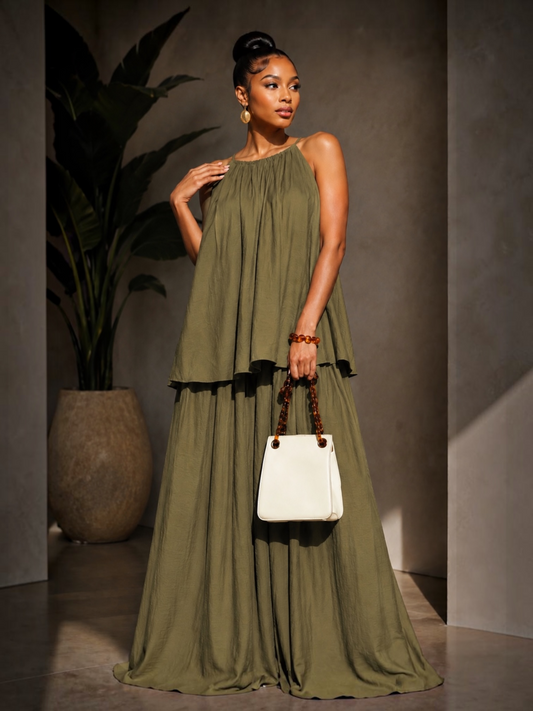 August Breeze Set-Olive