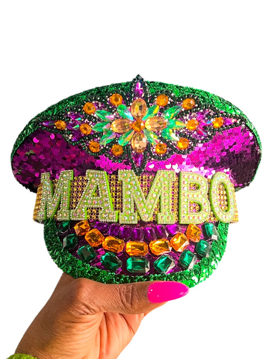 Mardi Gras Mambo Captain Hat (Online only)