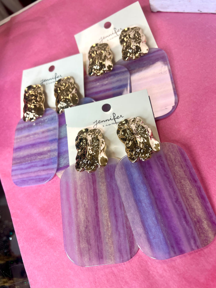 New Big Tortoise Earrings (14 new colors)