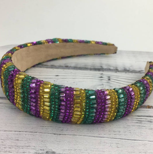 Stoned Mardi Gras Headband