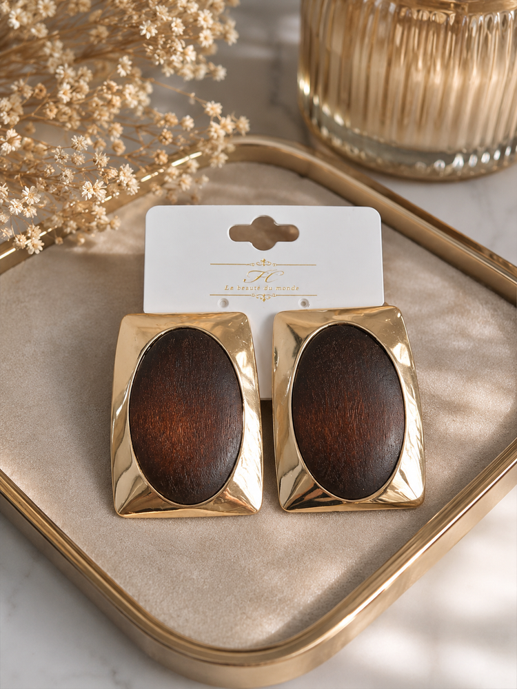 Wooden Beauty Earrings