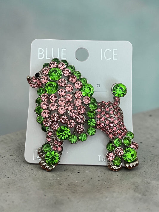 Poodle Brooch
