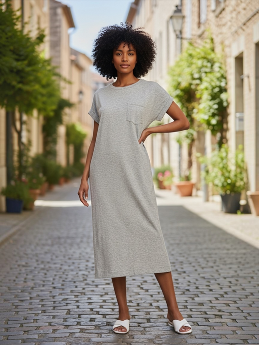 Les Comfy Dress (Heather Grey)