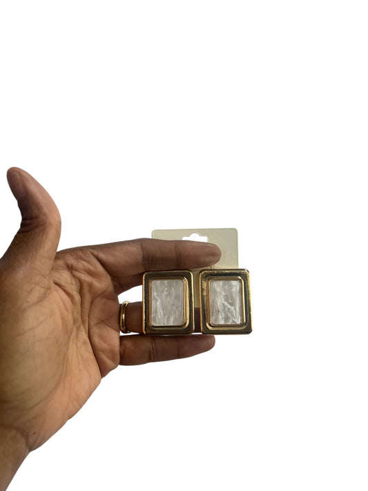 Square Date Earrings (3 colors)