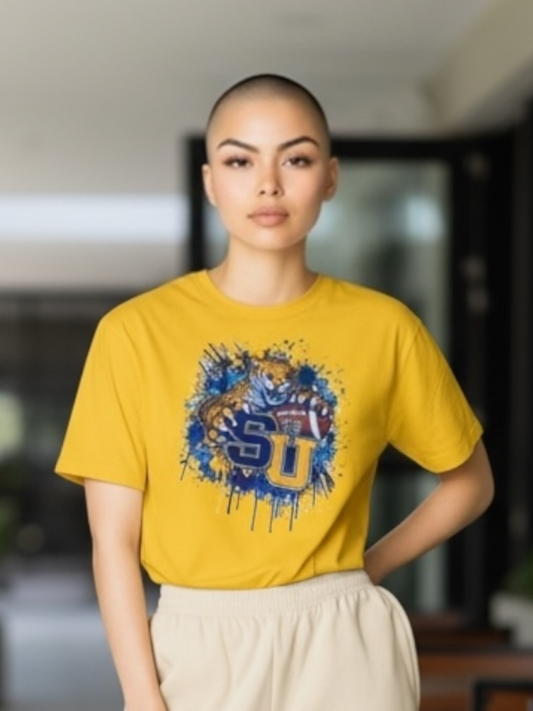 New SU Game Day Tee Shirt Reg/Plus (Gold)