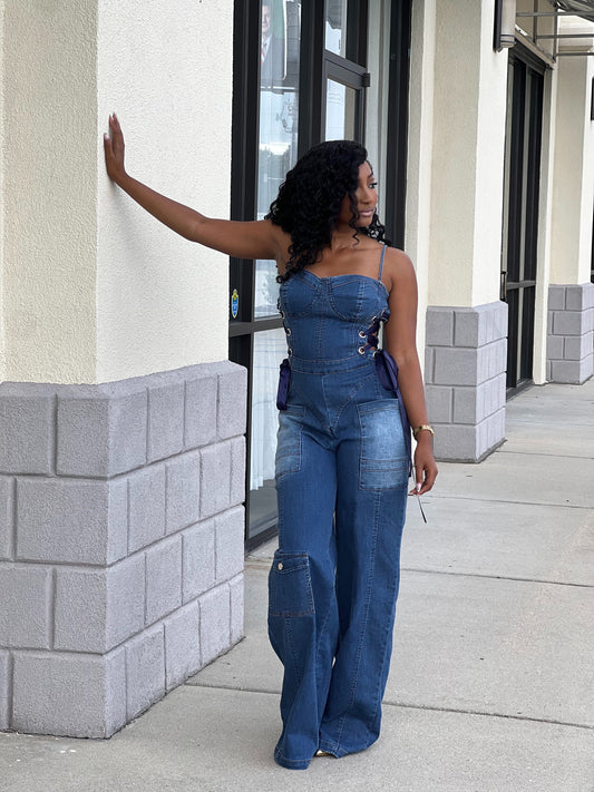 Denim Genie Jumpsuit