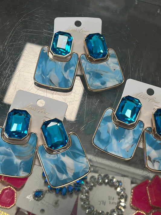 Vintage Blue Earrings