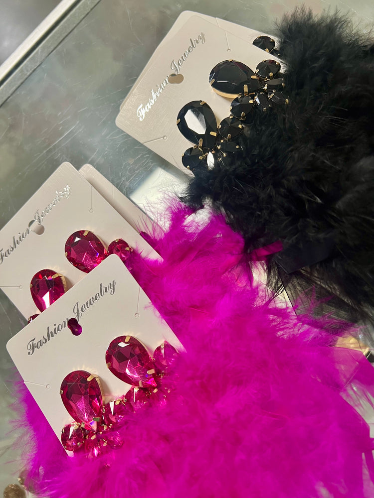 Feathery Earrings (8 colors)