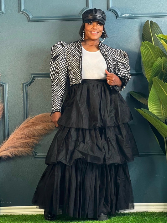 Birthday Collection Black Tulle Skirt (Online only, allow 24hrs)
