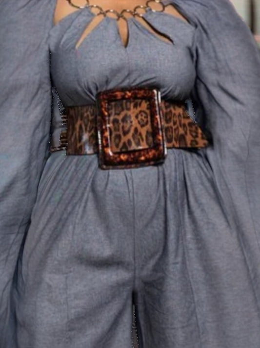 Super Wide Animal Print Belt (2 sizes)