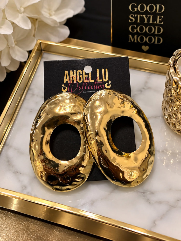 Oval Luxe Earrings Alc