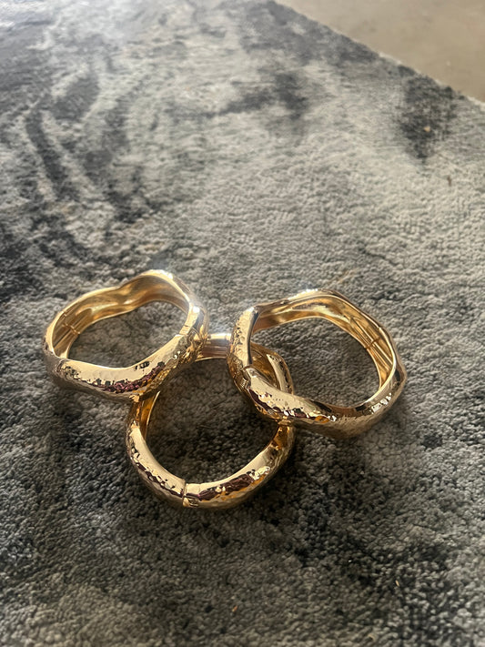 Wave Bracelet-Gold