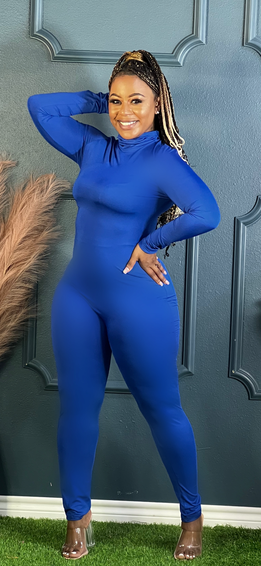 Seaux Body Jumpsuit Royal Blue (Online only)