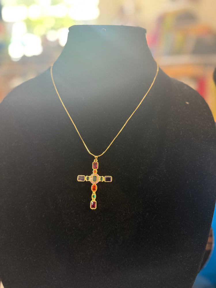 Multi Cross Necklace Alc