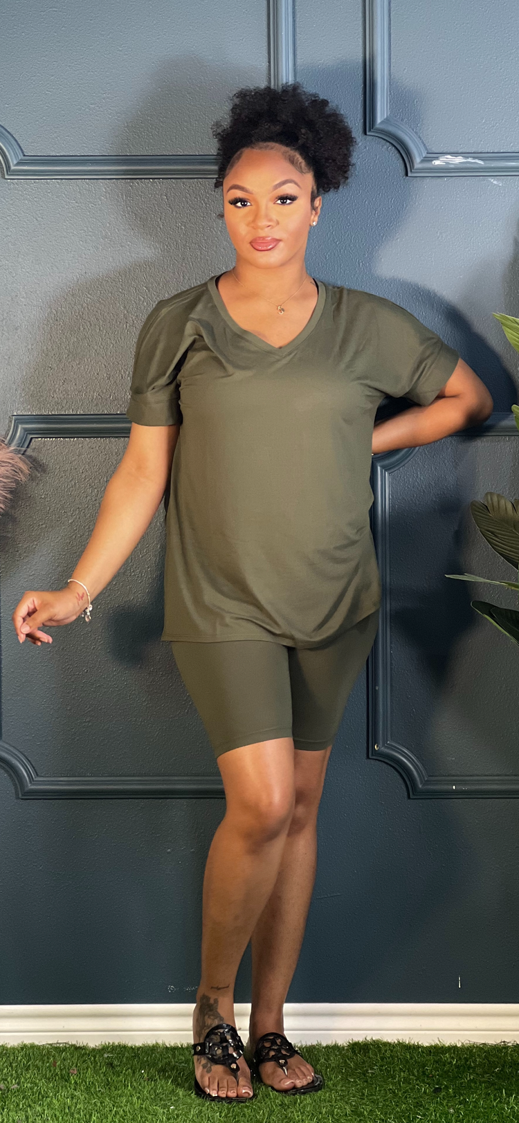 Real Comfy Set Dk Olive