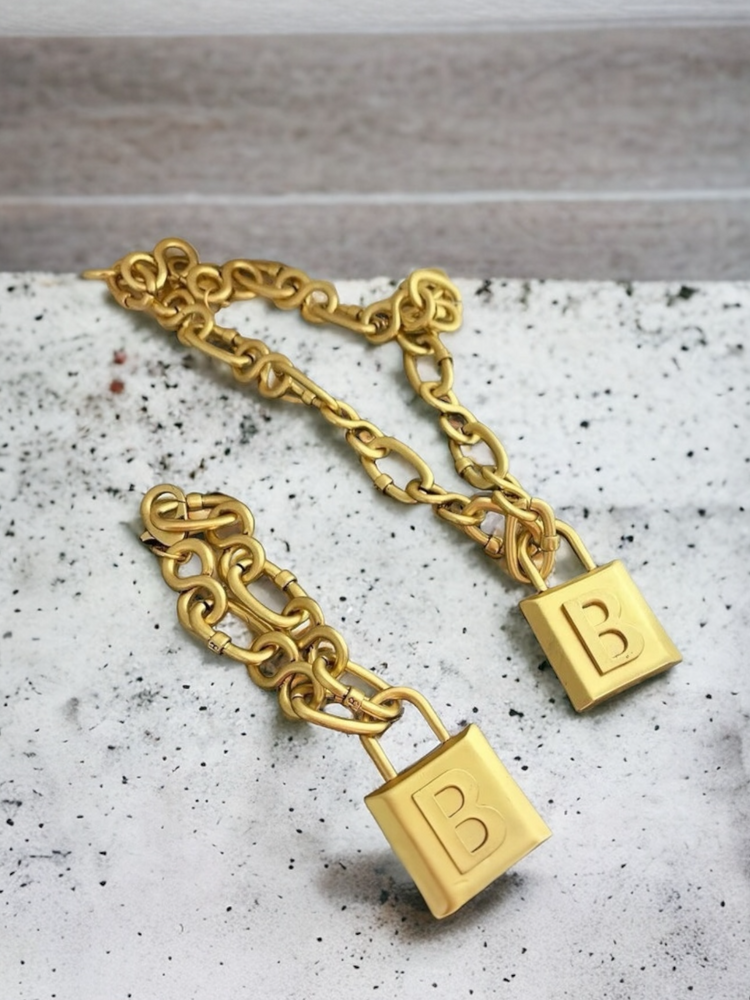 Locket Initial Bracelet A-Z