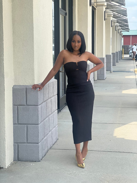 Black Midi Dress