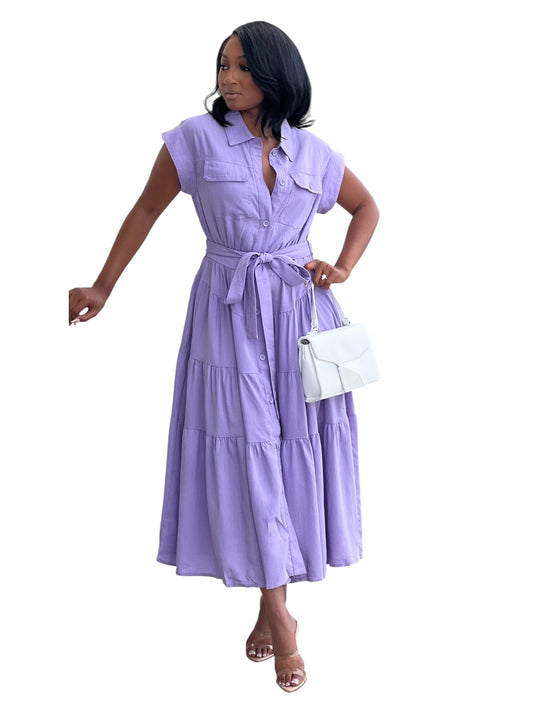 Lavender Tea Dress