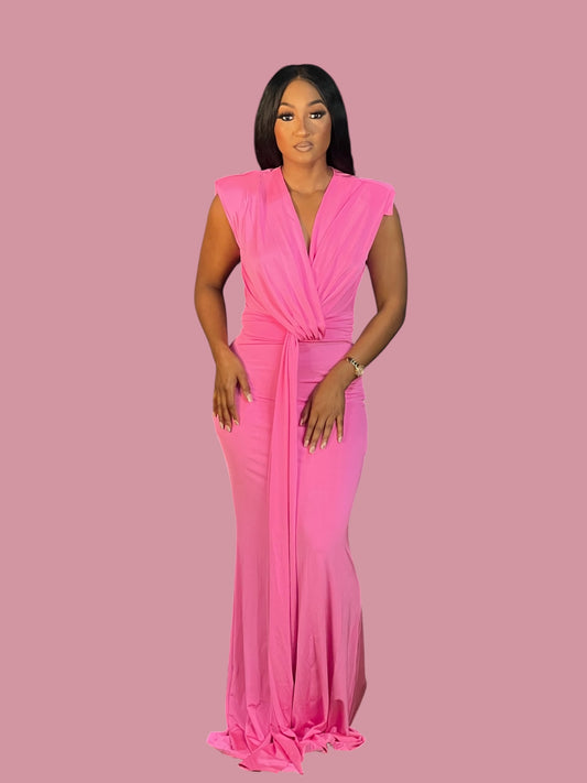 First In Line Gown Pink