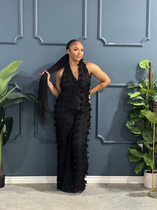 New Spring Jumpsuit-Black
