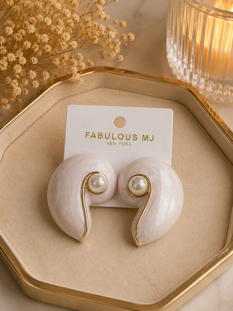 Elegant Shell Earrings
