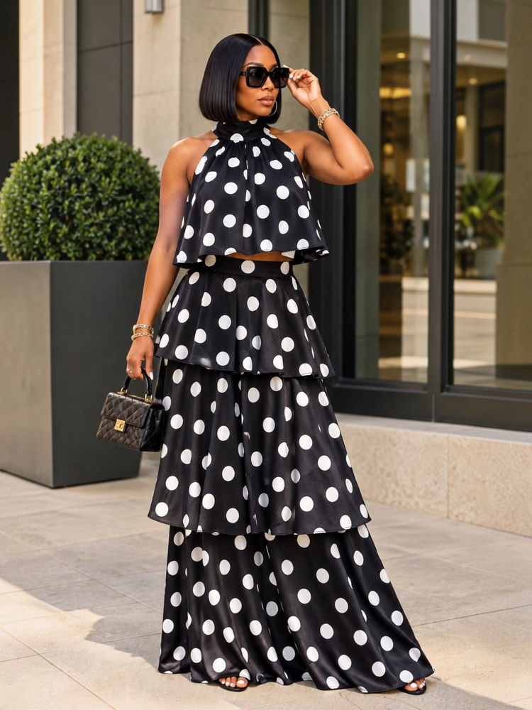 Polka Dot Daisy Set