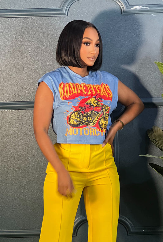 Motorcycle Life Top (Blue)